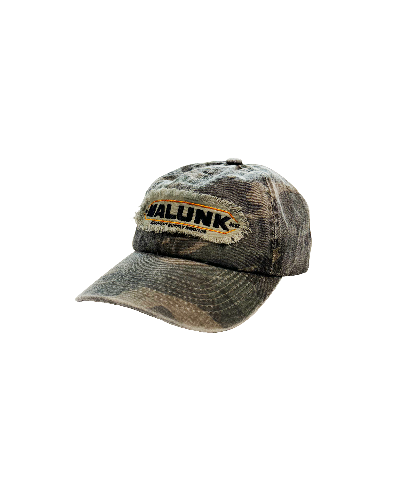 #2501-001 Camp Distress Camo Cap