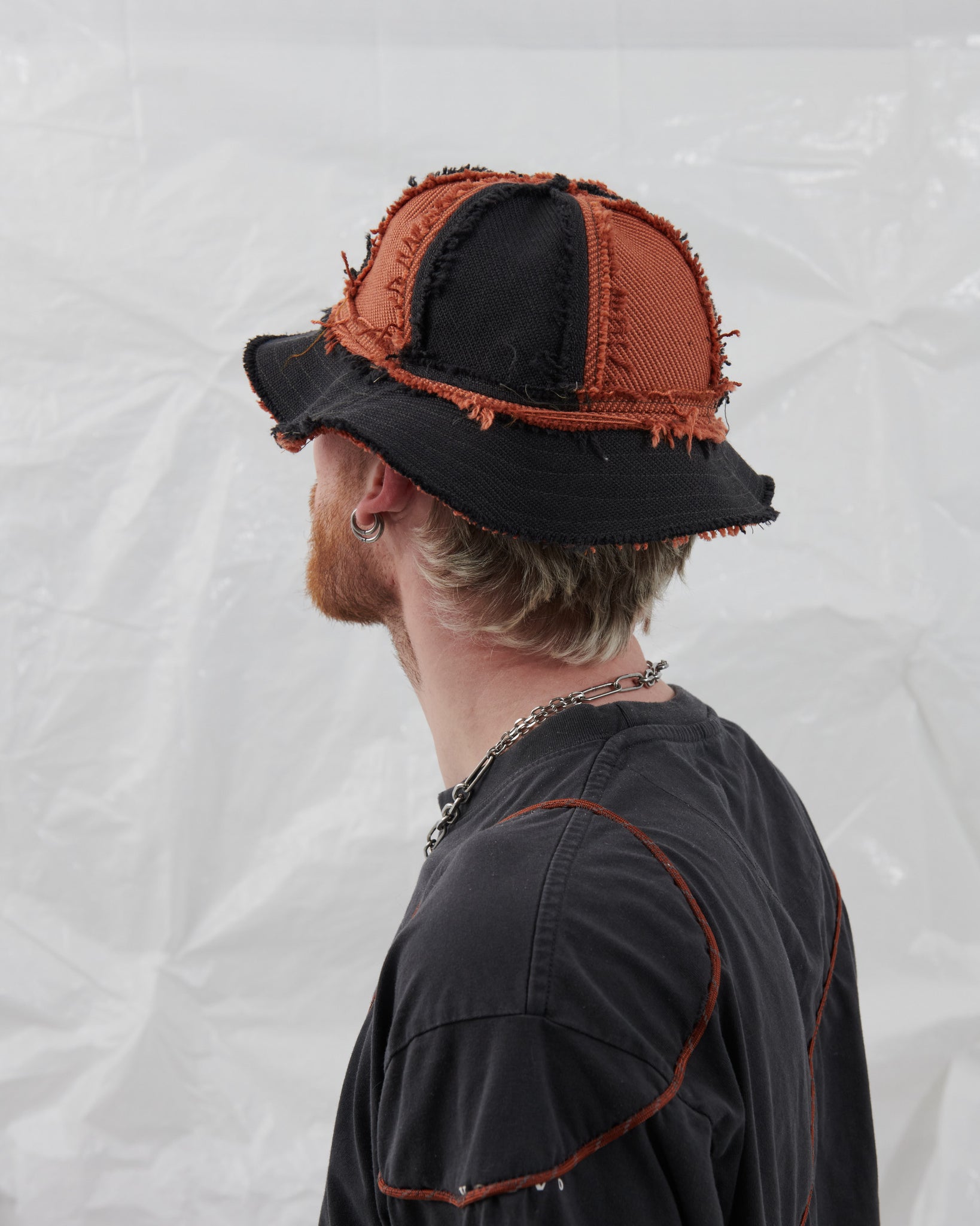 #2301-020 Raw Edge Bucket Hat