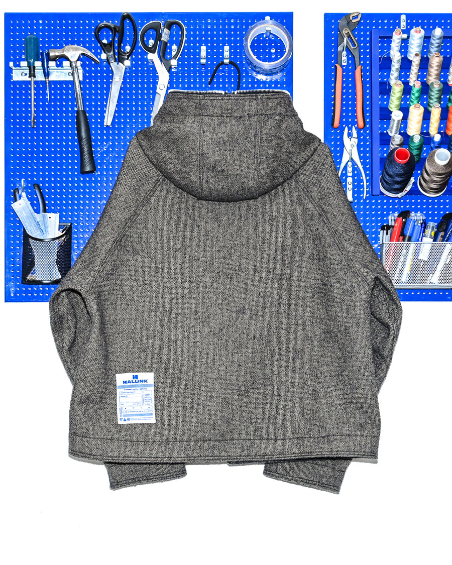 FULL ZIP REVIRSIBLE HOODIE