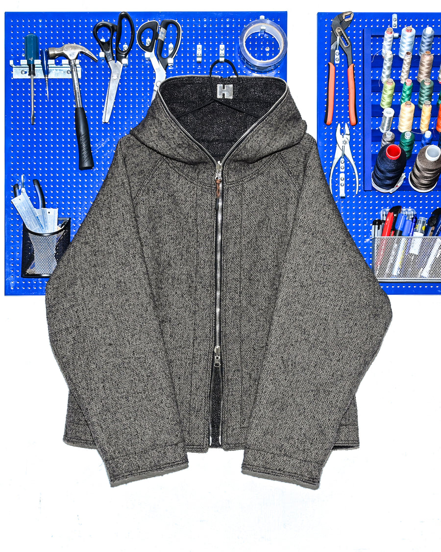 FULL ZIP REVIRSIBLE HOODIE